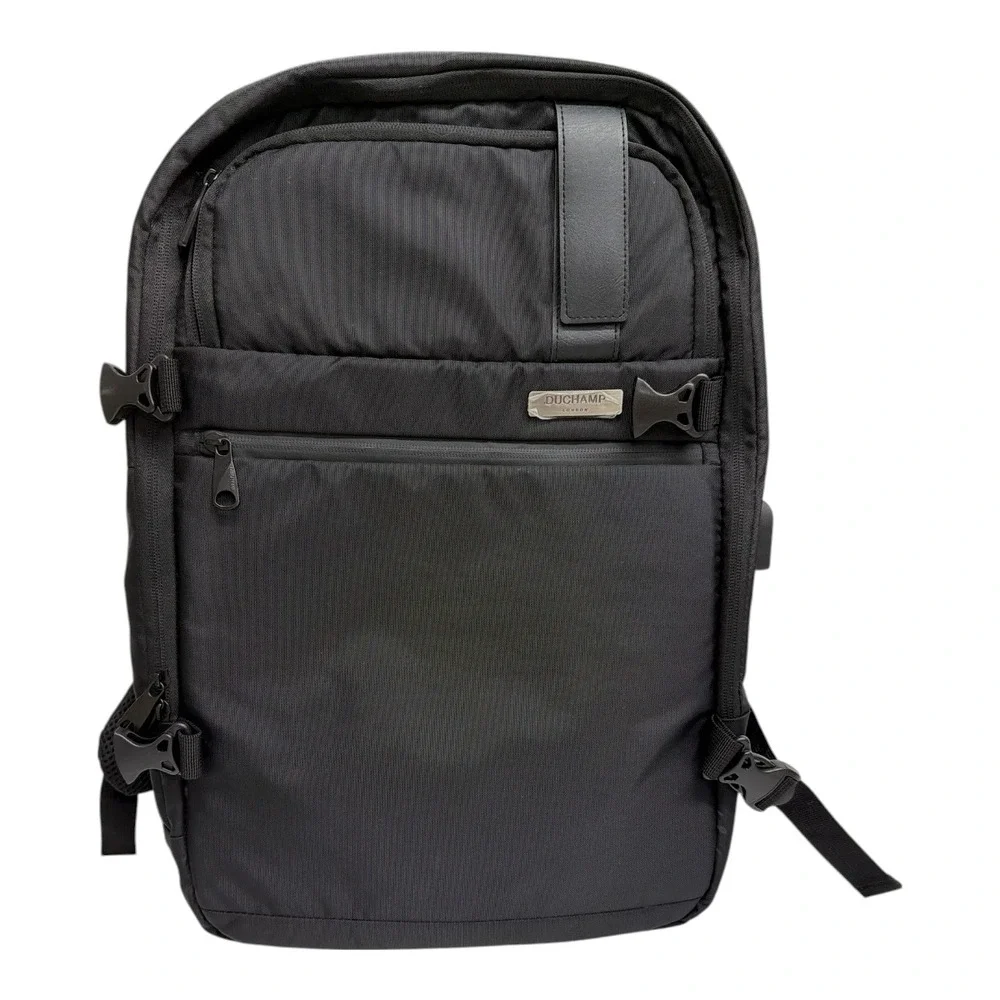 Duchamp Getaway Expandable Carry-On Backpack Suitcase w/Adapter NWT